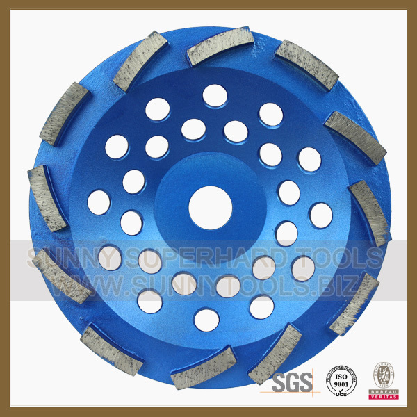 Swirl Diamond Grinding Cup Wheel for Stone, Concrete