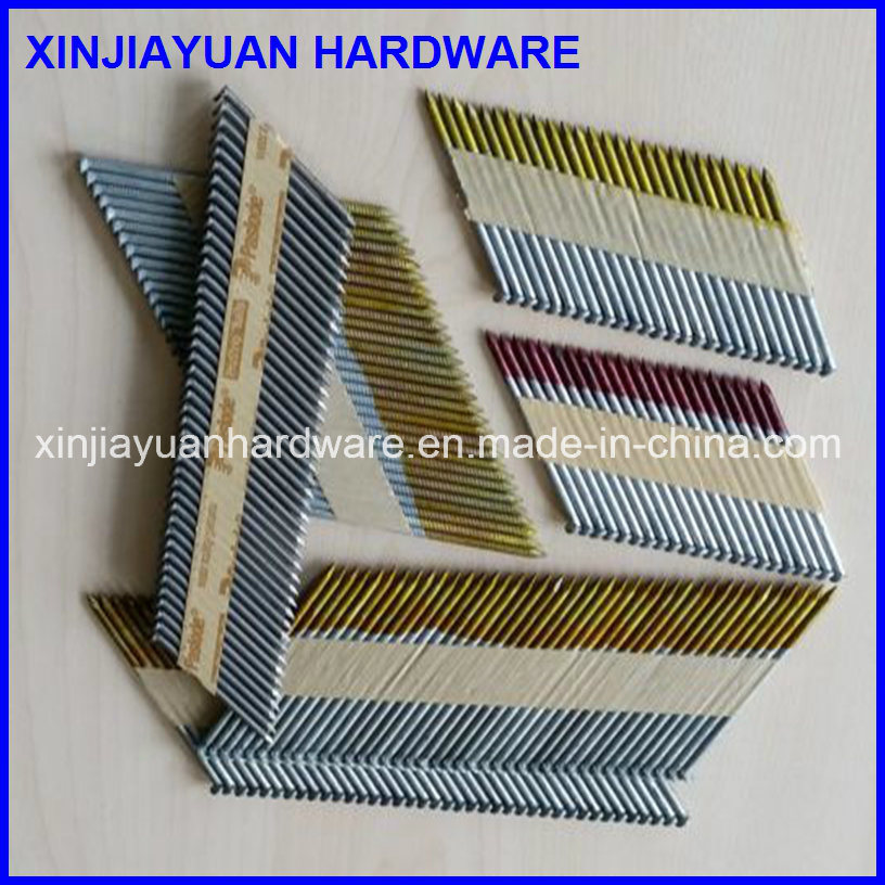 Smooth / Ring Shank 34 Degree Steel Framing Nail China Supplier