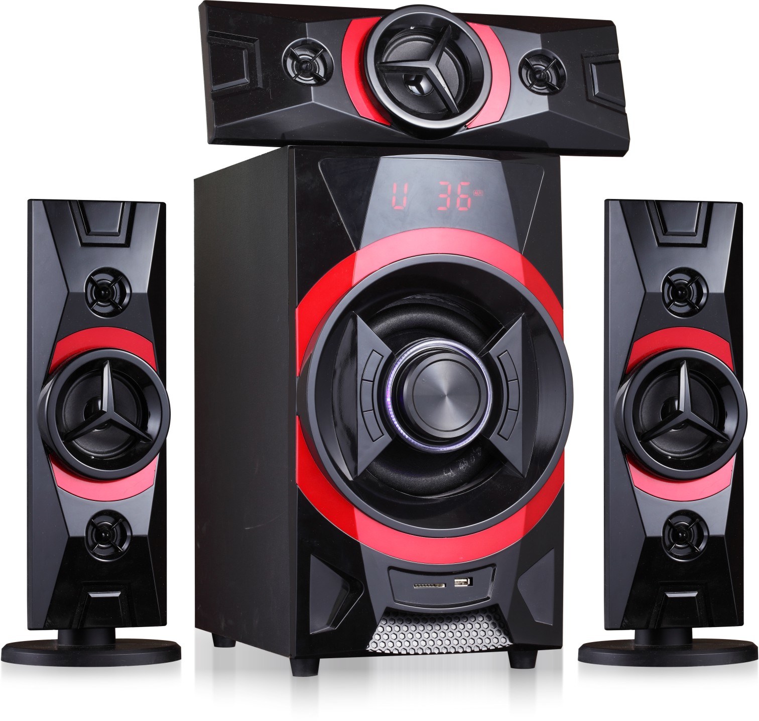 Home Theater MP3 Computer Loudspeaker 3.1 Multimedia Mobile USB Bluetooth Speakers