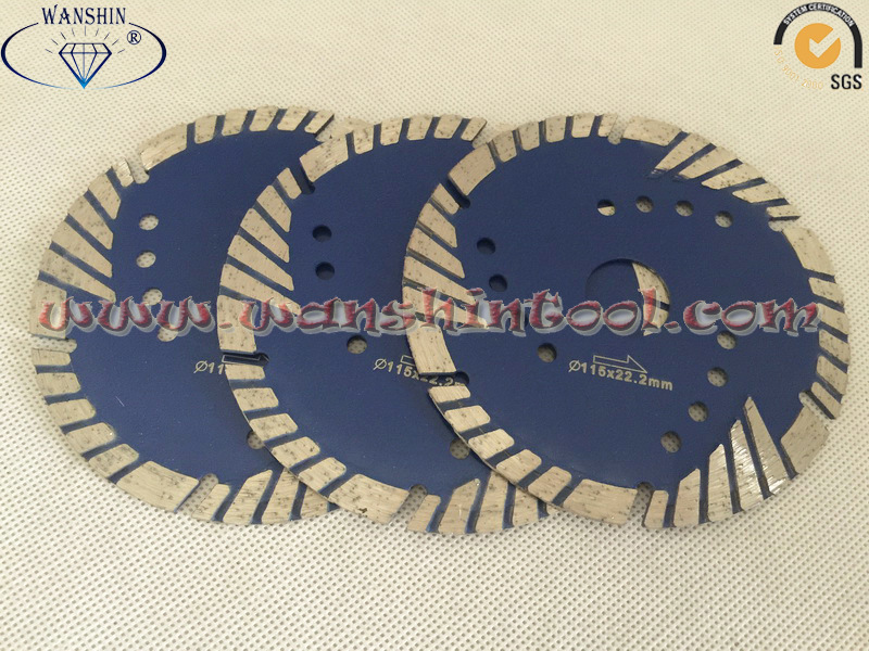 4.5'' Turbo Diamond Saw Blade for Granite Sandstone Lava Rock