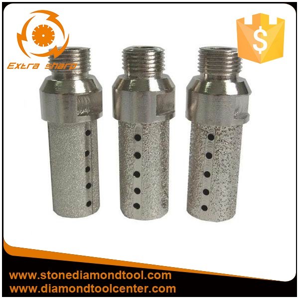 Diamond Brazed Finger Bits for Granite Stone