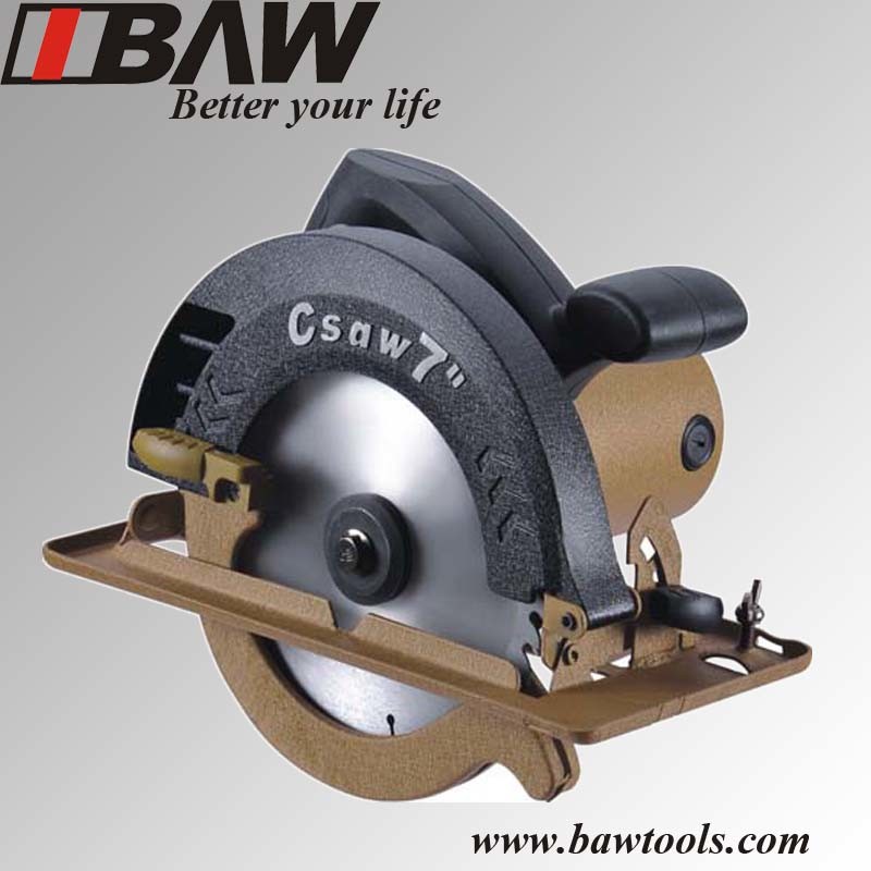 7'' Electric Circular Saw with Plastic Motor House (MOD 88001B)