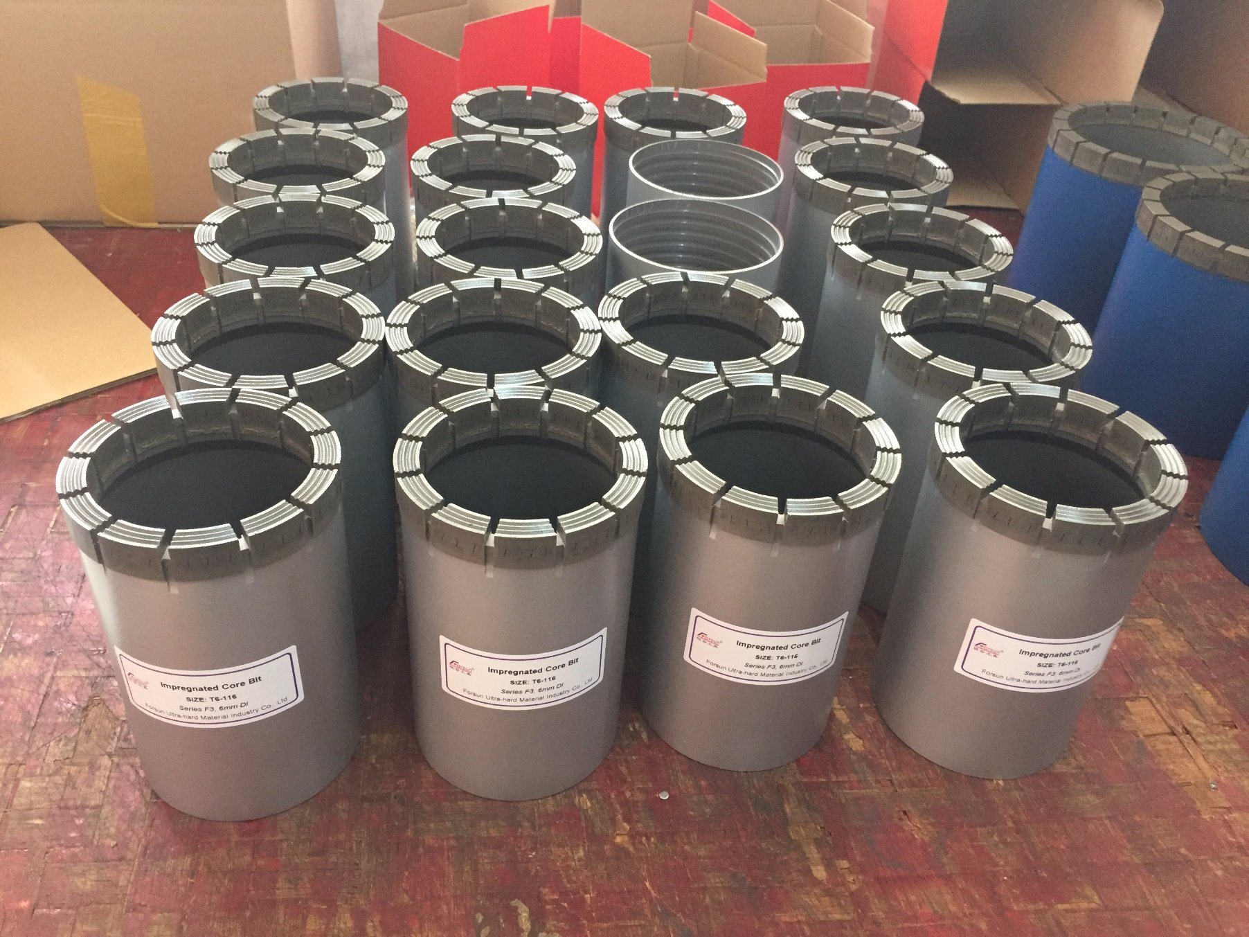 Drill Core Bit, Matrix Series F3, T6-116 Size