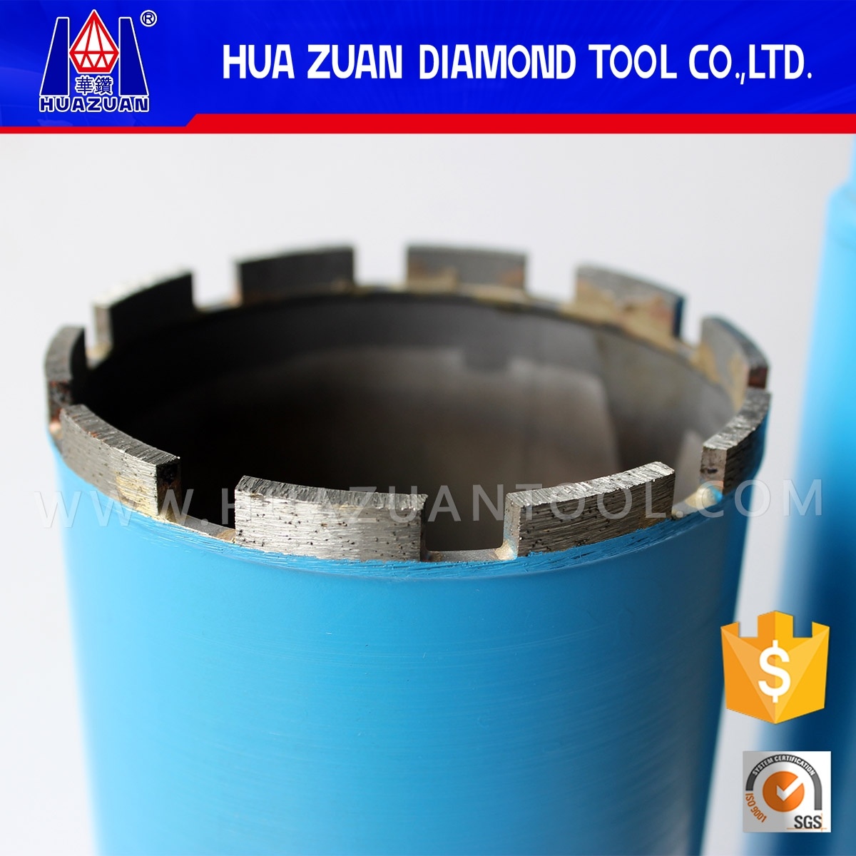 Diamond Tip Core Drill Bit for Reinforced Concrete