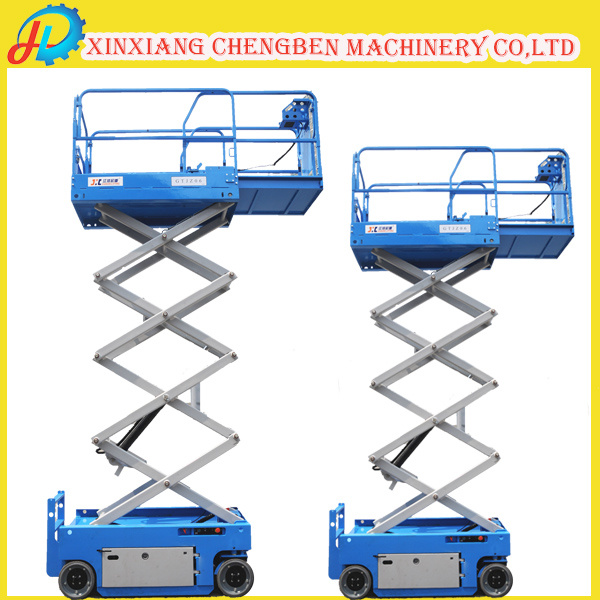 Outdoor Portable Scissor Lift Platform with DC / AC Power