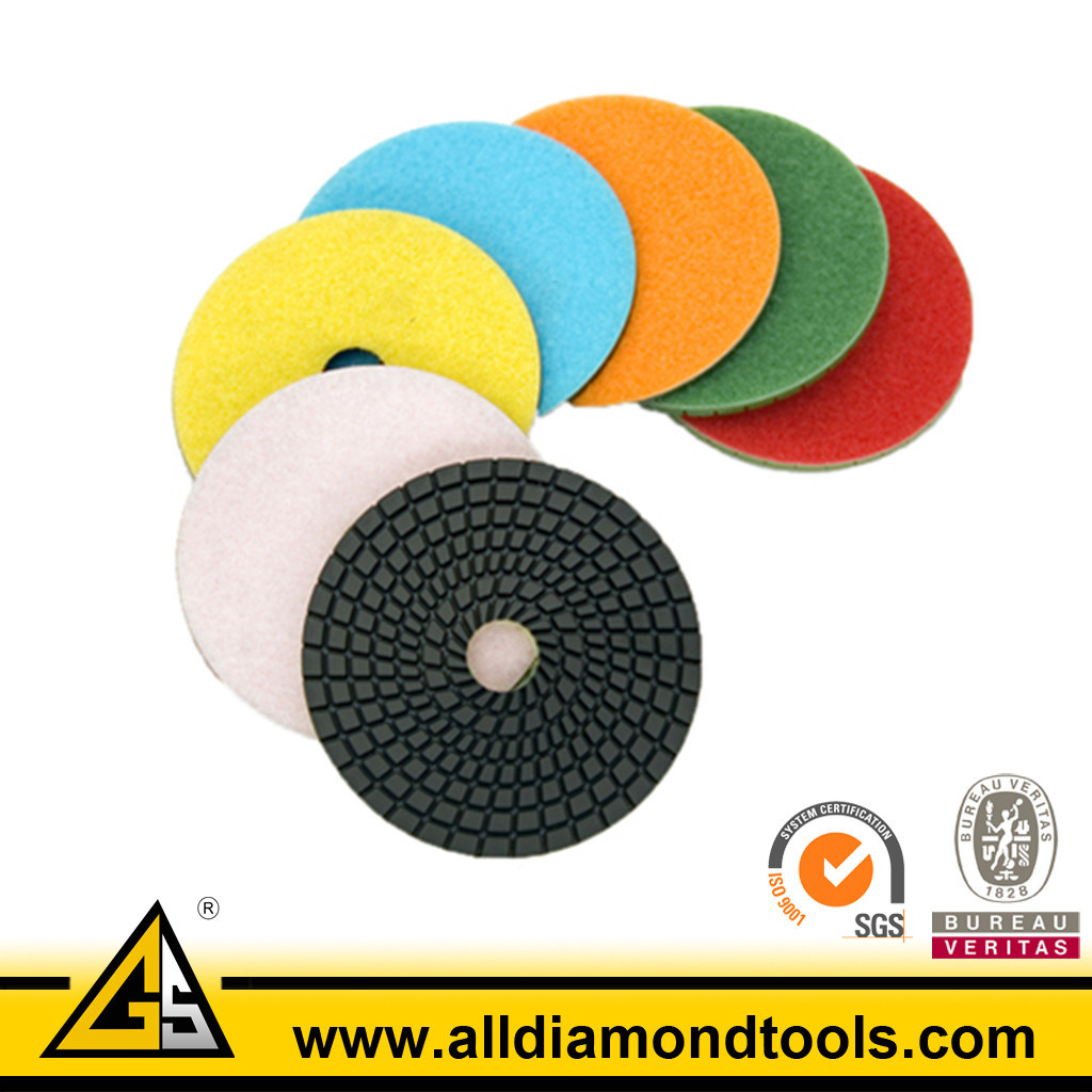 Wet Diamond Flexible Polishing Pad for Granite