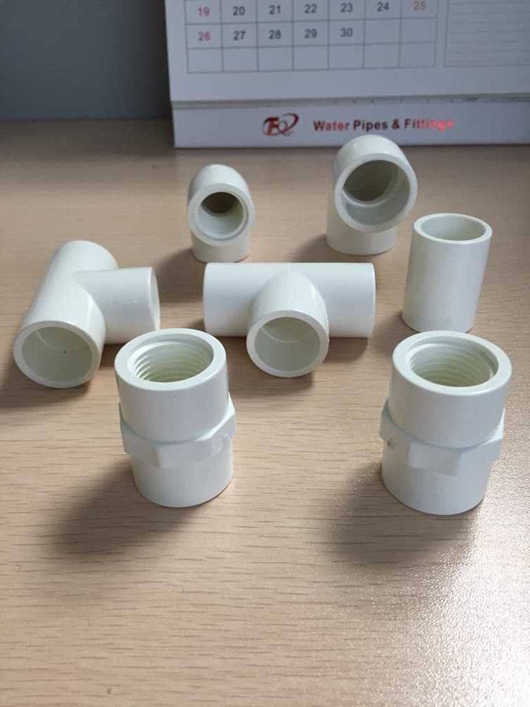 White Tee / PVC Sch40 Pipe Fittings for Water Supply