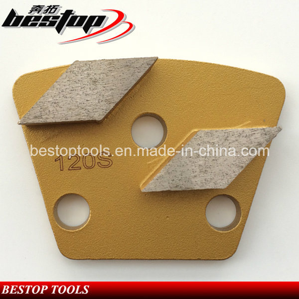 120# Double Diamond Concrete Trapezoid Grinding Plate