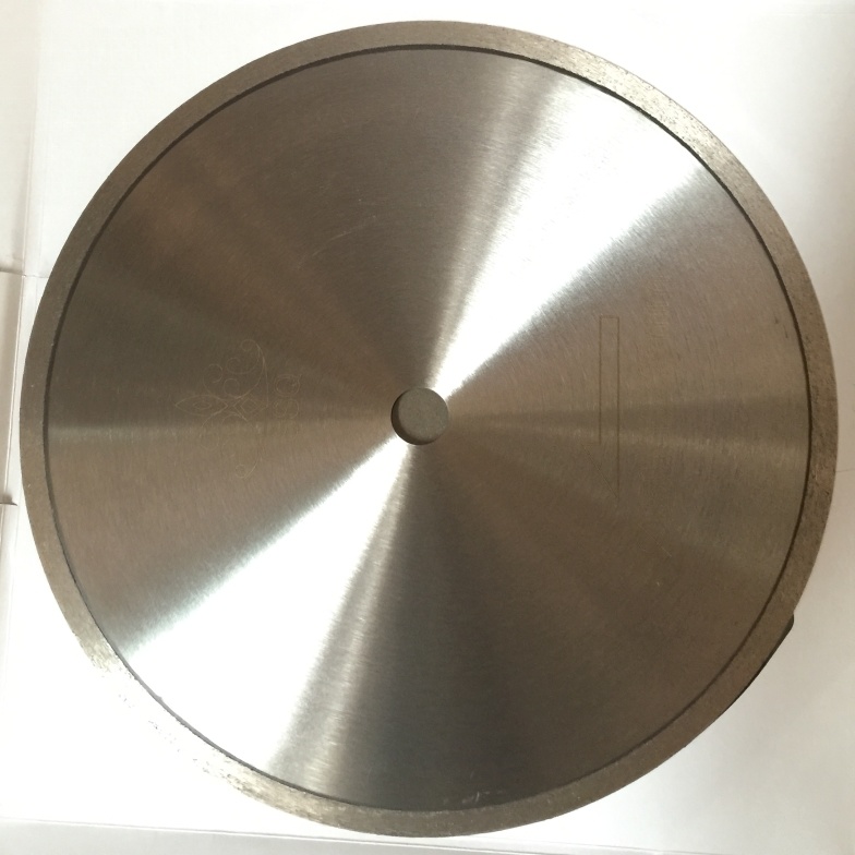 Hot Pressed Diamond Continuous Rim Saw Blade for Cutting Marble