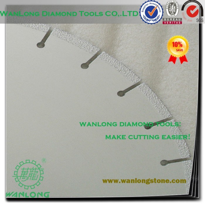 Vacuum Brazed Diamond Saw Blade Manufacturers in China-Diamond Edge Chop Saw Blade