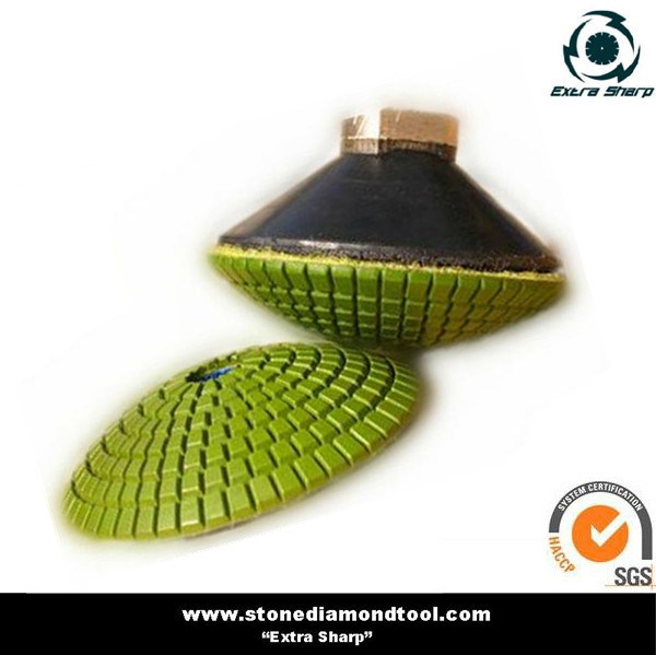 Diamond Tool 100mm Convex Wet Polishing Pads