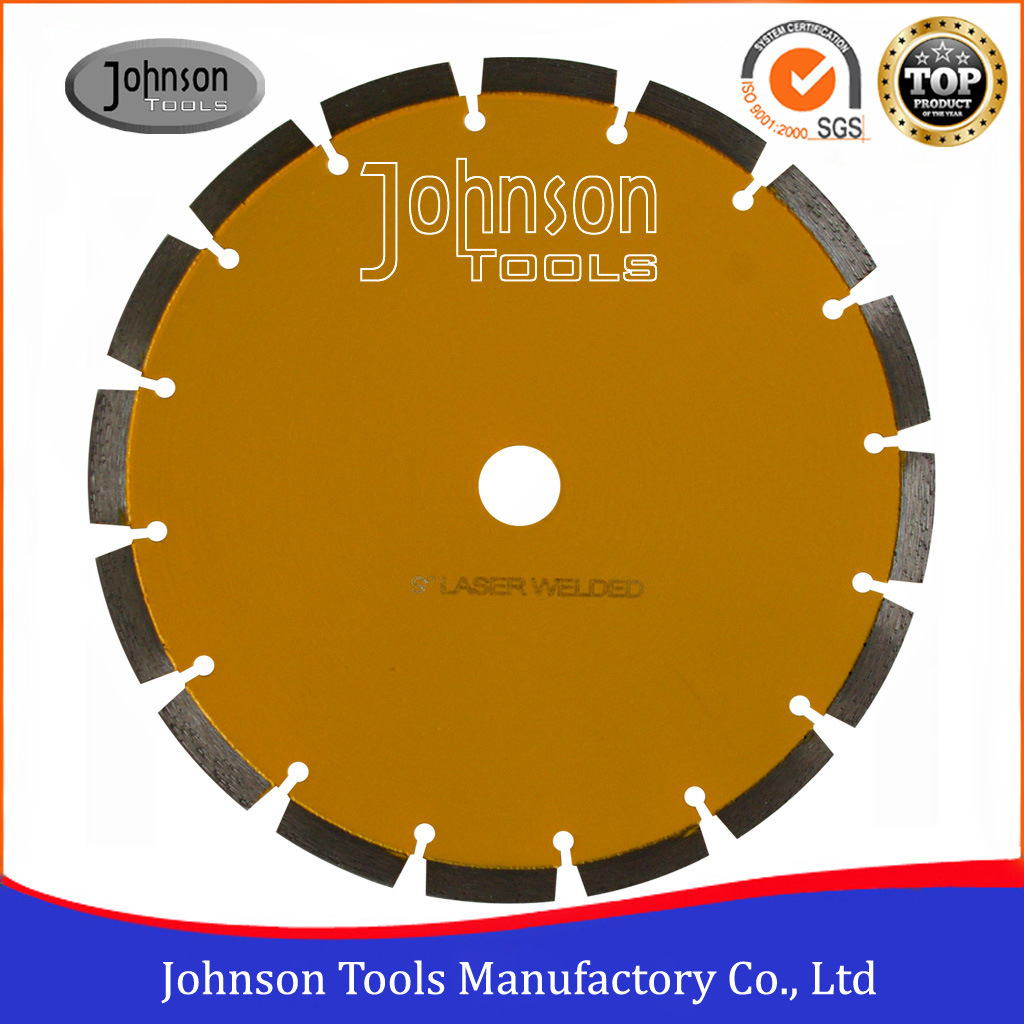 Reinforced Concrete Cutting Blades: 230mm Diamond Laser Welded Saw Blade