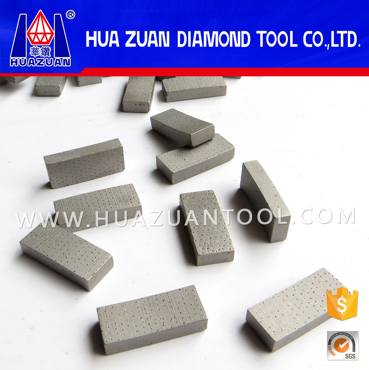 Special Design Arix Diamond Segment for Cutting Mable Granite Sandstone