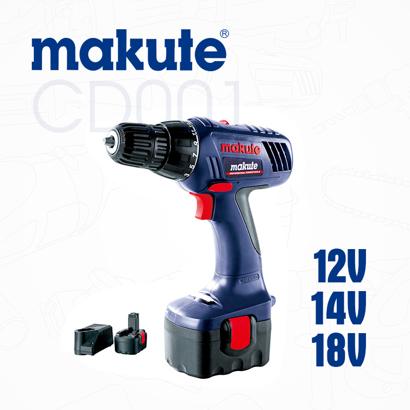 Makute Cordless Drill of 12V/14.4V/18V with CE (CD001)