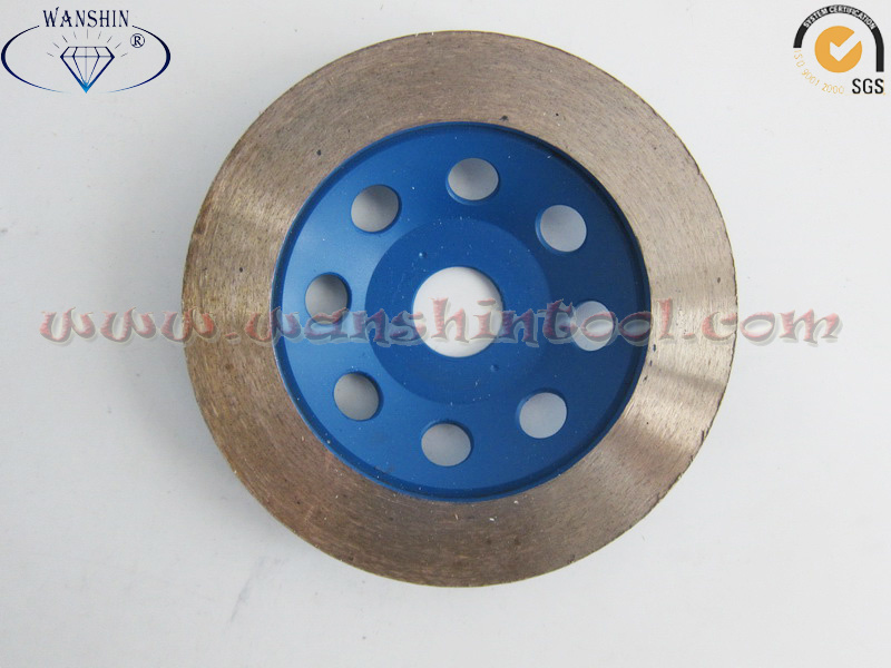 Popular Continous Rim Diamond Cup Wheel for Granite