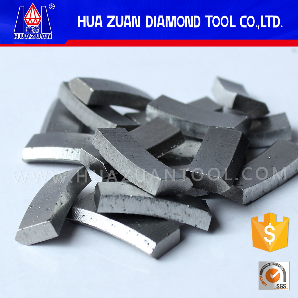 Diamond Core Bit Segment for Concrete