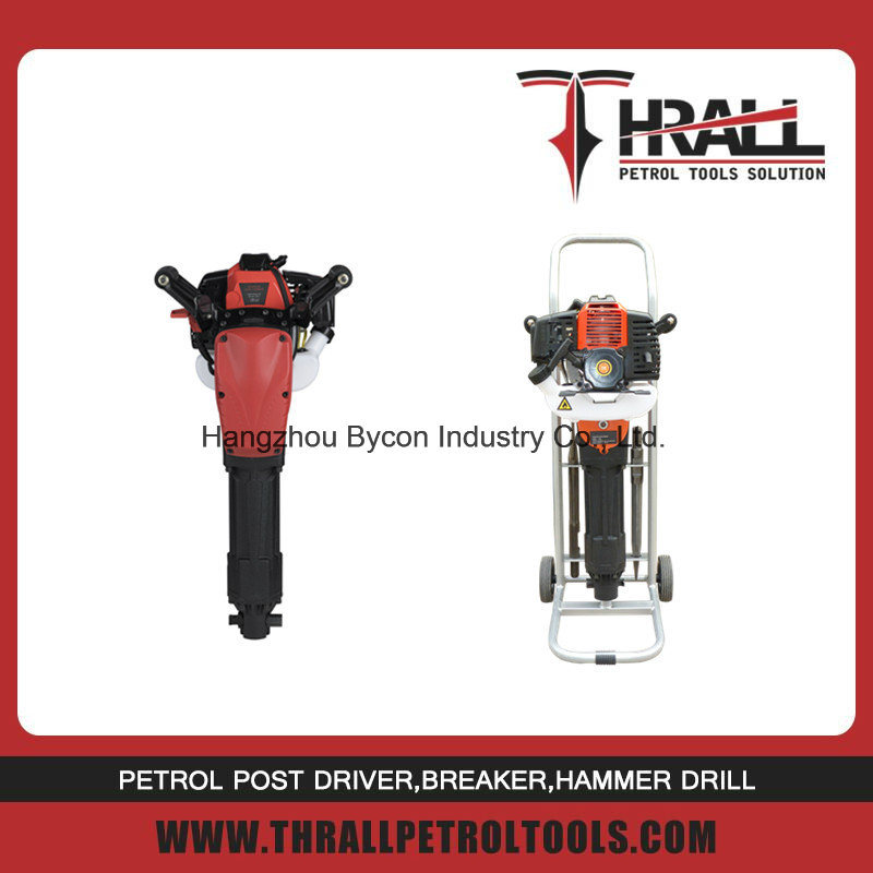 Gasoline 2 stroke rock drill / jack hammer