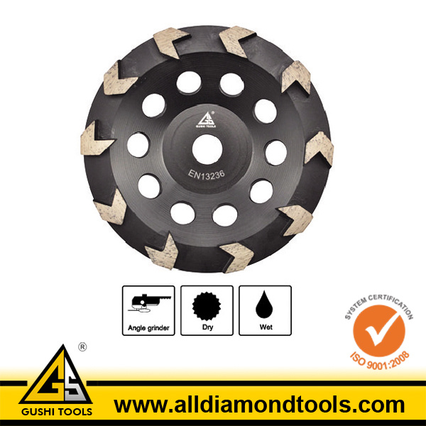 Diamond Arrow Cup Grinding Wheel