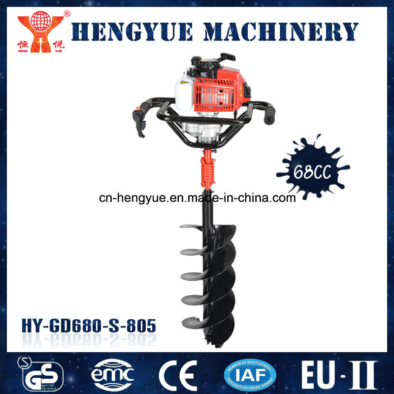 68cc Post Hole Digging Machine Gasoline Ground Drill