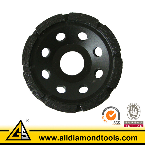 High Quality Single Row Diamond Grinding Cup Wheel (HCPS)