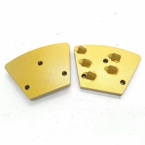 Trapezoid Epoxy Removal Reversed PCD Diamond Metal Polishing Pad