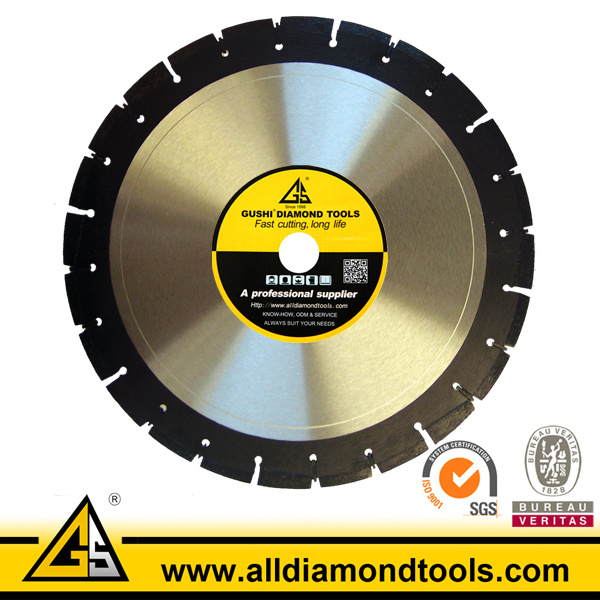 Asphalt and Concrete Diamond Saw Blade for with Protect Teeth