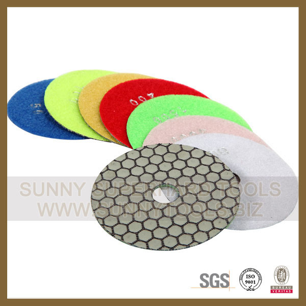 4 Inch High Performance Wet Diamond Grinding Polishing Pads for Granite