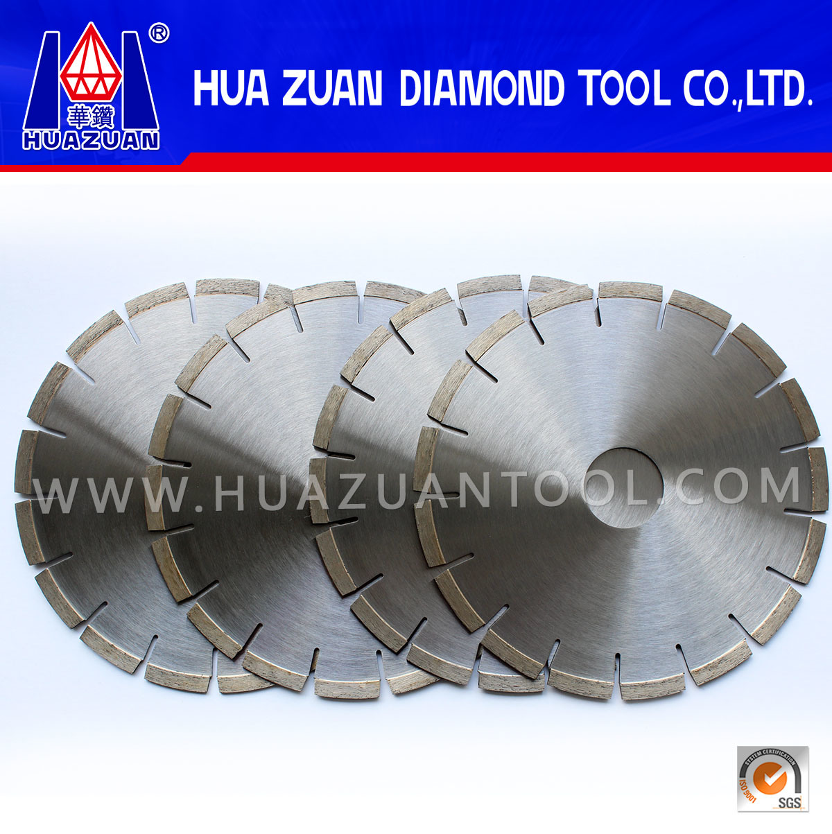 250mm Fan-Type Segmented Diamond Circular Saw Blades for Marble