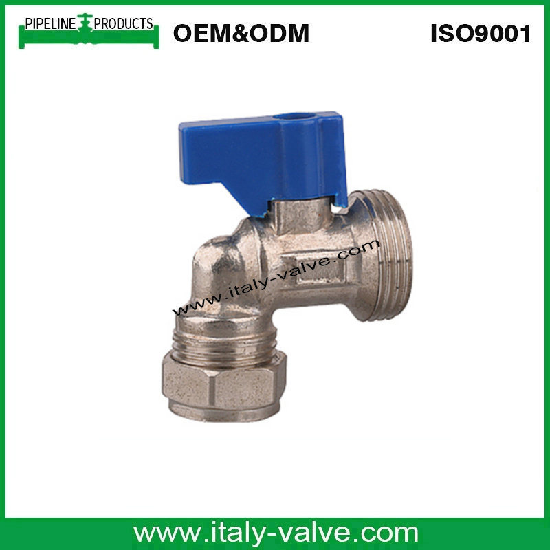 Brass Washing Machine Elbow / Ball Valve (AV6005)