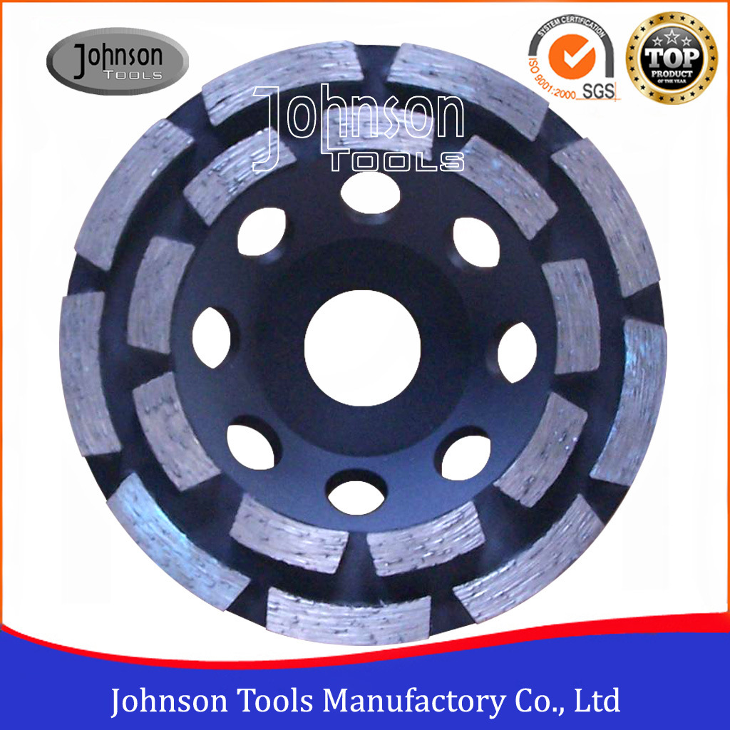 115mm Double Row Cup Wheel for Stone