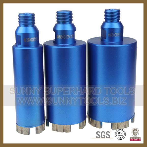 Metal Bond Segmented Diamond Core Drill Bit for Concrete, Granite