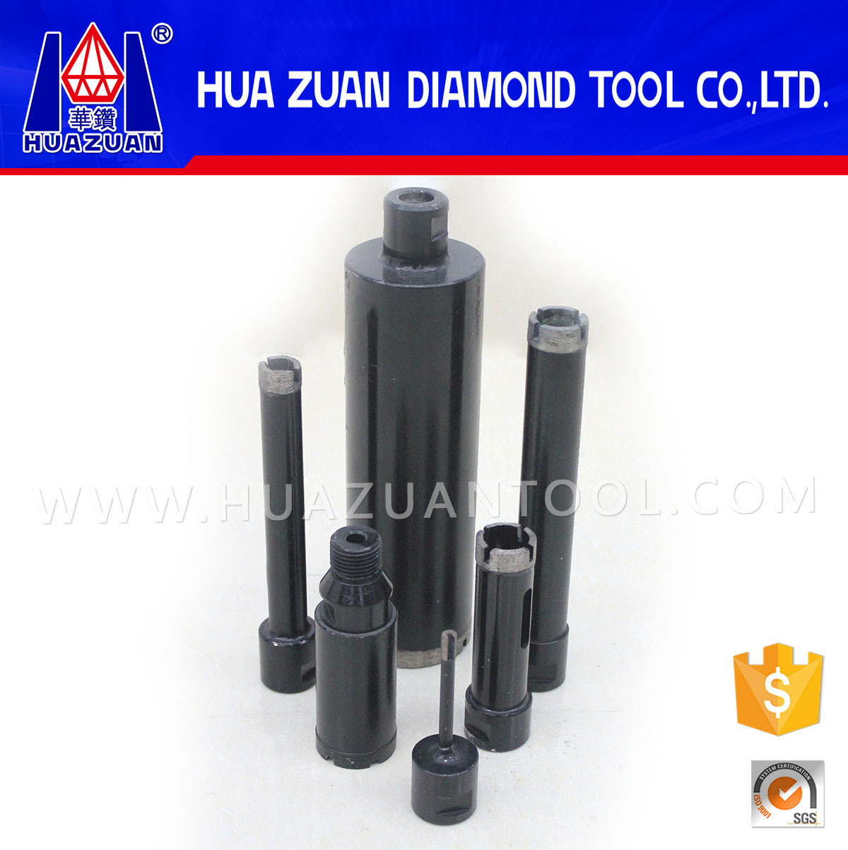 Top Quality Wet/Dry Use Diamond Core Drill Bit for Stone Masonry Concrete Drilling