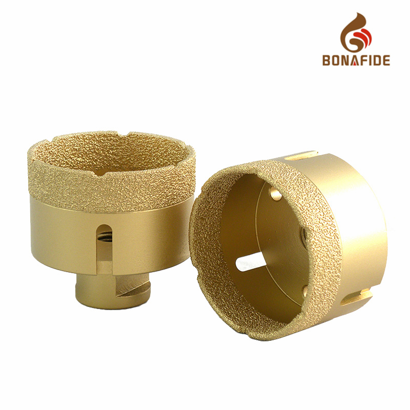 Popular Vacuum Brazed Diamond Core Bits M14 Thread Shank