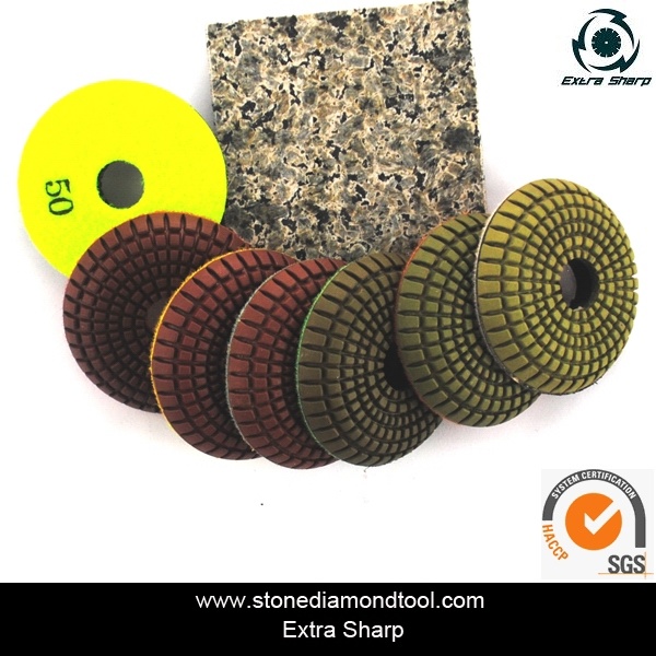 Diamond Convex Polishing Pads Diamond Wet Resin Polishing Tools