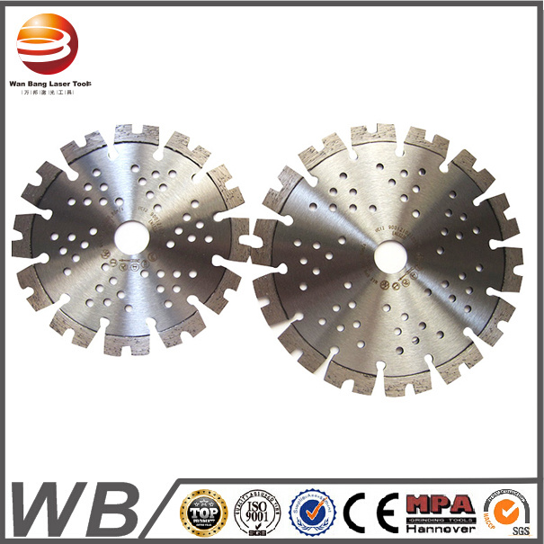 Laser Welded Diamond Saw Blade for Cutting Asphalt