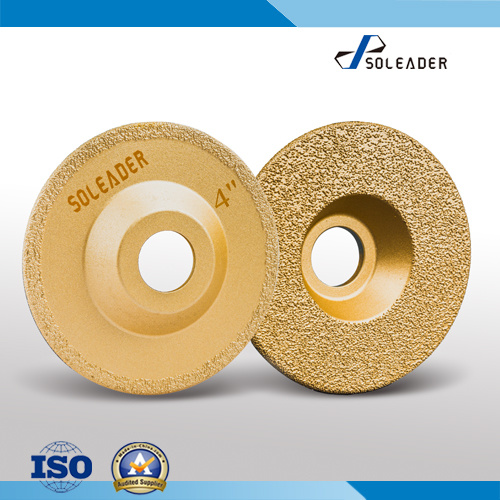 4'' Vacuum Diamond Grinding Wheel for Japan