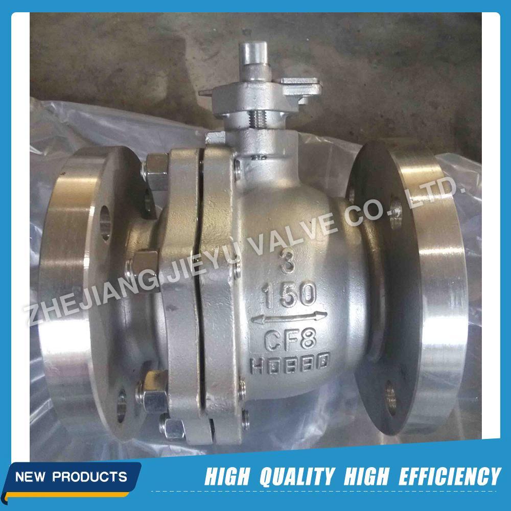 API Stainless Steel CF8 /CF8m / CF3m Flanged Ball Valve