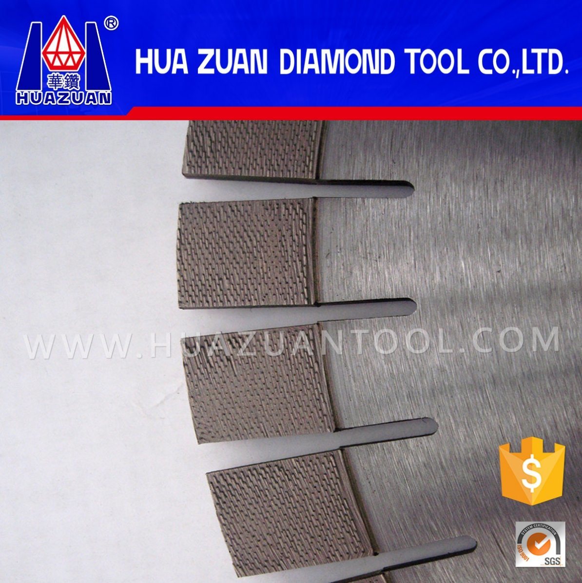 Stone Cutting Saw Blades with Arix Distributor