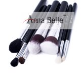 China Factory Privated Label Black Nylon Goat Hair High End Makeup Cosmetic Brush Set