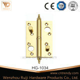 Door Hardware Removable Flat Brass Security Lock Hinge (HG-1034)