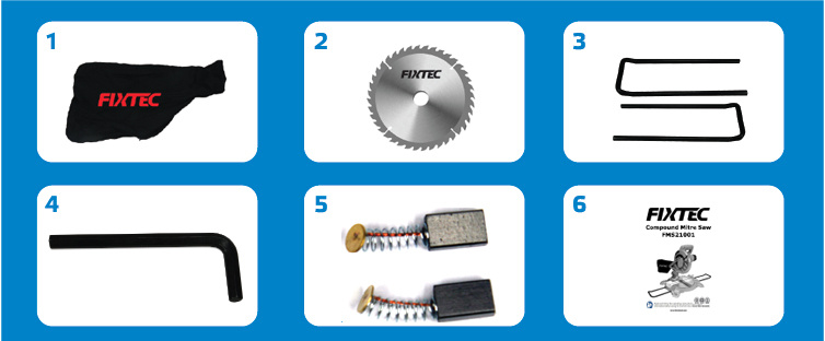 Fixtec 1400W Miter Saw of Table Saw